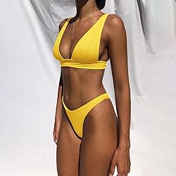 Bathing Suits for Women Deep V Neck Sexy Two Piece