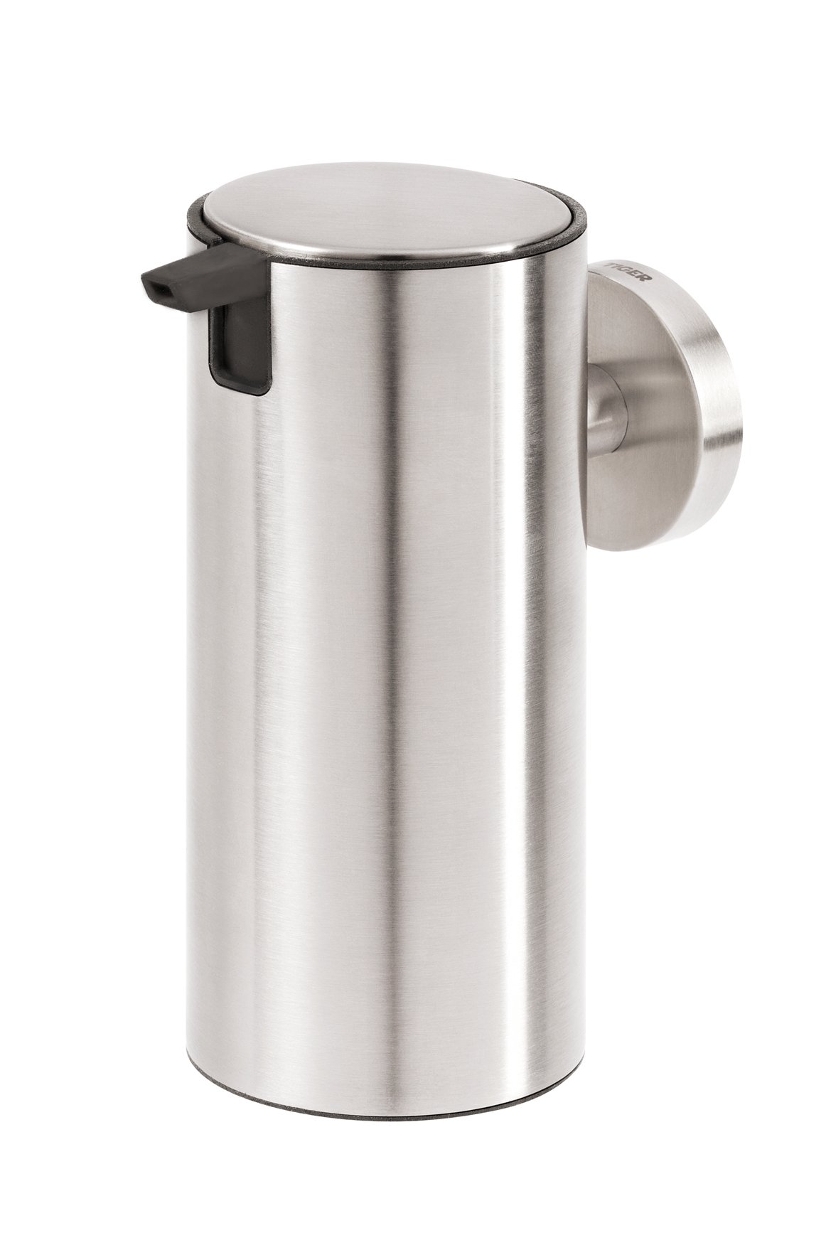 Tiger Boston Soap Dispenser Large, Stainless Steel Brushed, 5 x 14.5 x 10.8 cm, 5x14,5x10,8 cm