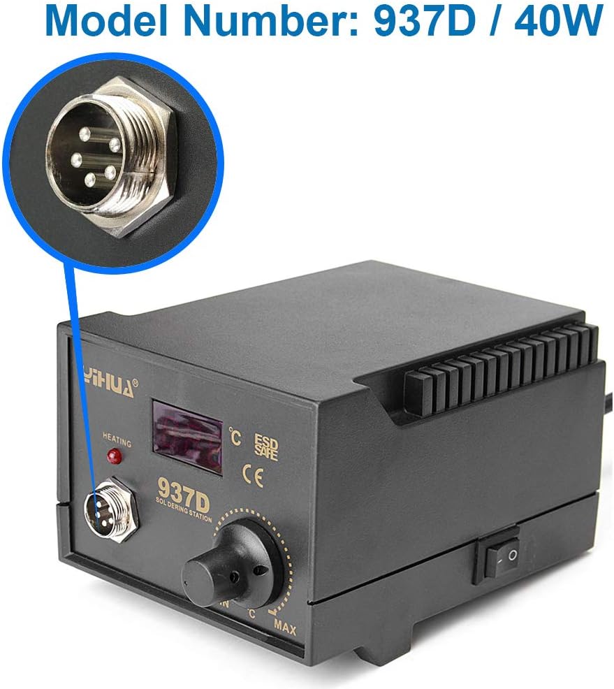 MMOBIEL YiHua 937D soldeerbout station 40W antistatisch lassen rework reparatiegereedschap