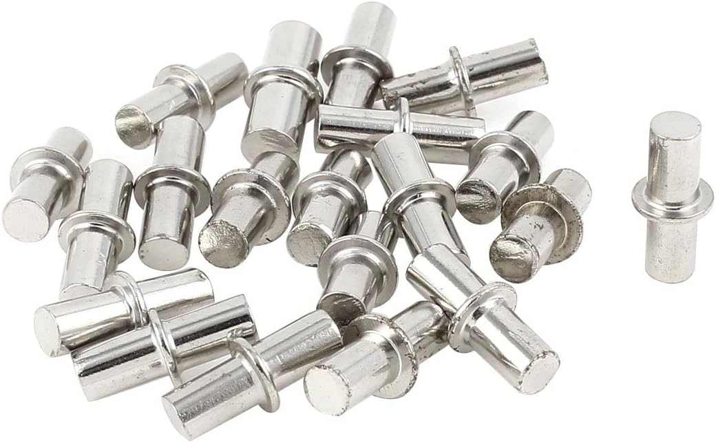 Cupboard Wooded Board Shelf Support Pins Nails 17mm Long 30pcs