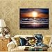 Fipart DIY Diamond Painting Kit for Adults，Kids Beginners DIY Round Full Diamond Landscape Seaside Seascape Diamond Painting Kit Gem Art Craft Picture Art Home Wall Art Decor 16X20 inch