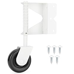 SANKINS Spring Loaded Gate Caster for Wooden Gate