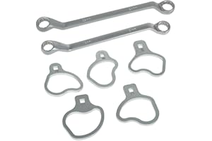 PROSENTUO Caster Camber Kit Compatible with Chevy Silverado 1500 2500 3500 Tahoe Suburban Colorado, GMC Sierra Cam Adjusting Holding Alignment Tool with 21mm/24mm Wrench Replaces 41620 7 Pcs