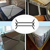 Onezebra Heavy Duty Bed Sheet Straps Clips, Adjustable 2 Pcs Set view 7
