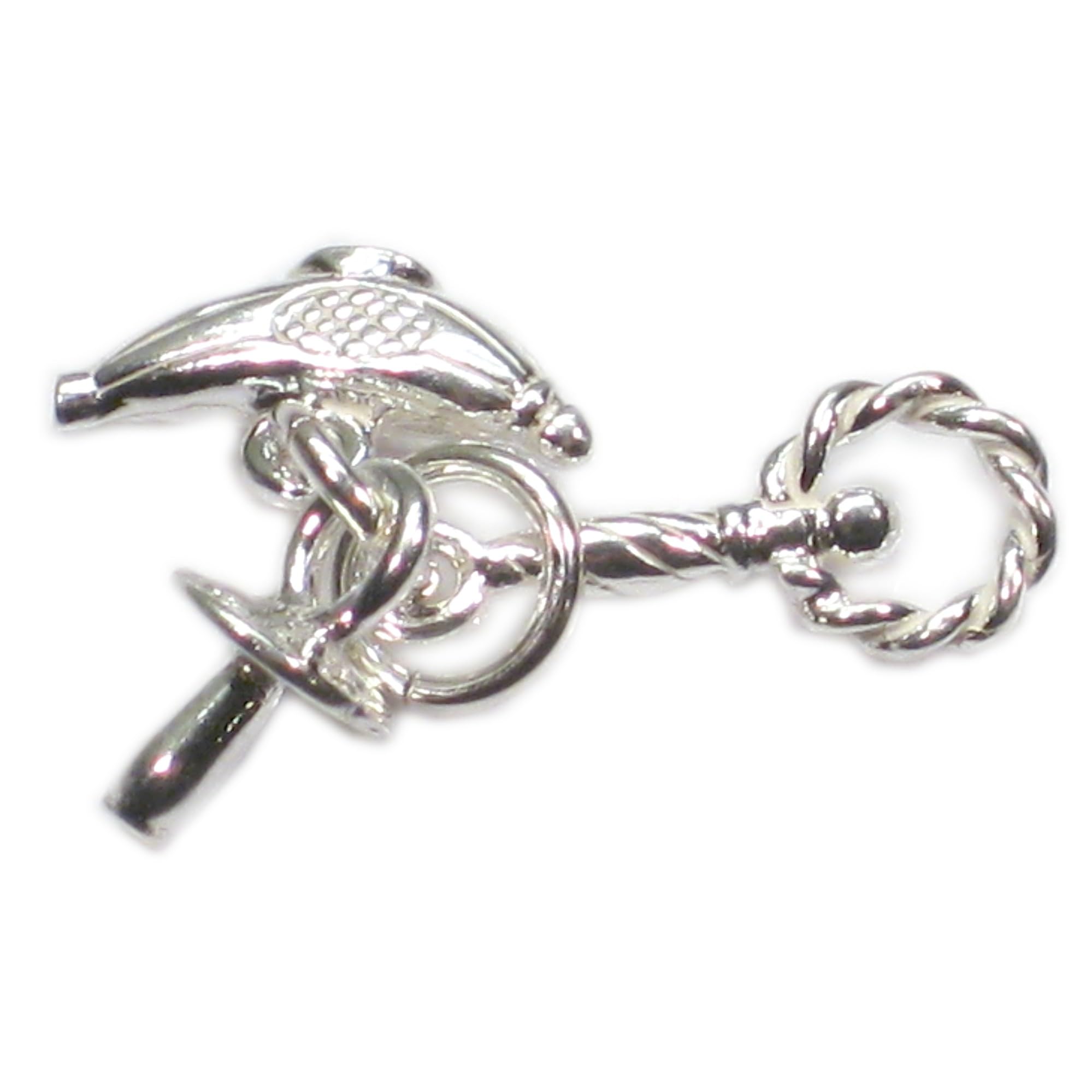 Maldon Jewellery Baby set sterling silver charm Rattle Dummy Bottle .925 x 1 babies charms