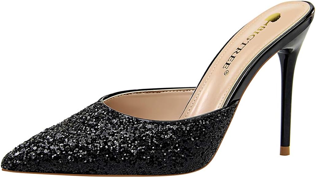 sparkly slides for women