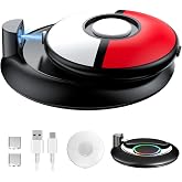 KUNSLUCK Charging Station for GO Plus + 2023, RGB Charging Dock with Protective Case for GO Plus +