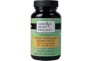 Organic Vanilla Bean Paste (4 oz) – Premium Pure Vanilla for Baking, Cooking & Desserts
