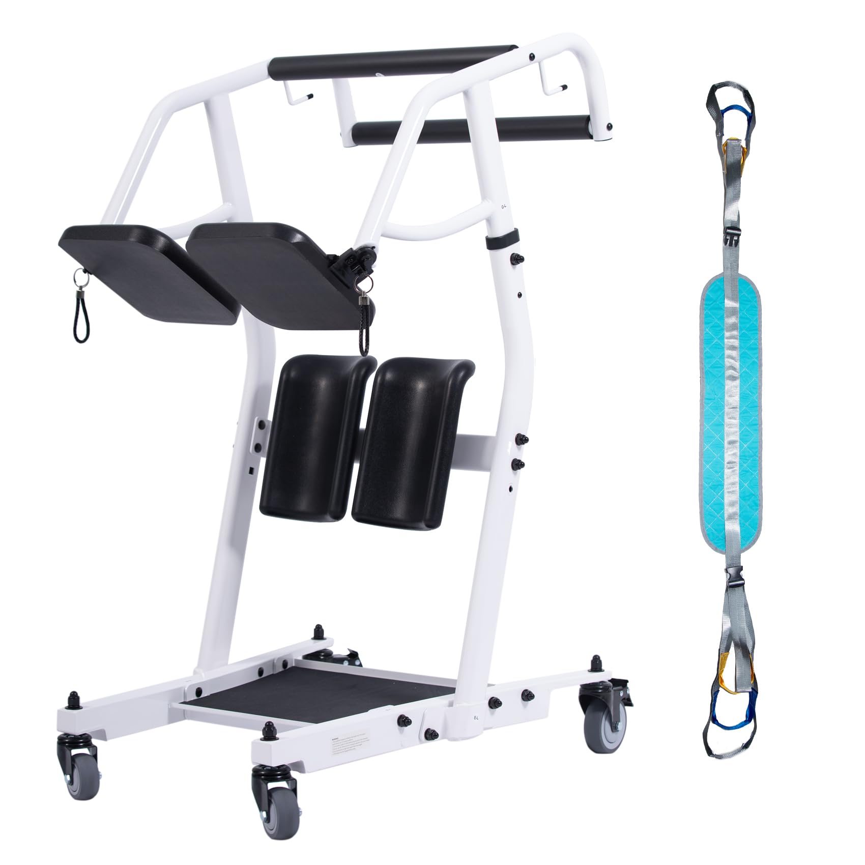 Photo 1 of Sit to Stand Lift for Elderly - Stand Assist Patient Lift with Sling, Patient Transfer Lift for Home Care Use, Mobility Lift Assist Transfer Device for Seniors, Adults & Disabled, 400lb Capacity