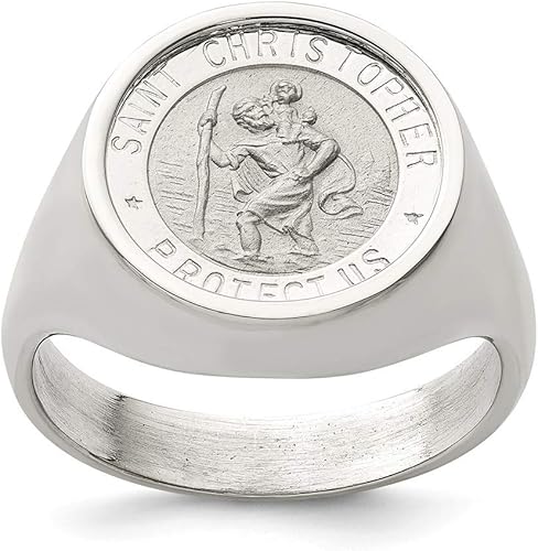 Bague saint christophe Clearance