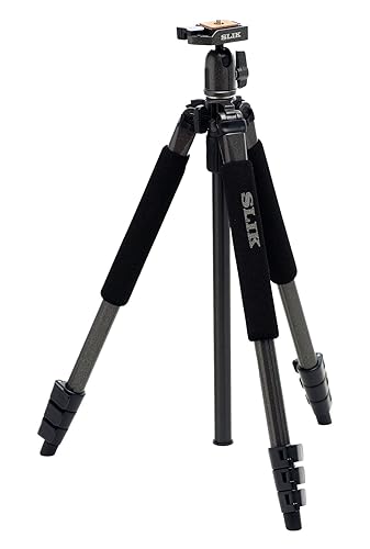 SLIK Sprint Pro II GM Tripod with Ballhead - Supports 4.5 lbs (2kg), Gunmetal (611-849)