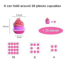 YestBuy 3 Tier Square Cupcake Stand - Premium