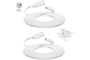SMAYS 2-Pack 30 ft Power Cord for Blink Mini 2, Blink Outdoor 4 Camera, Long USB C Extension Cable
