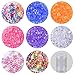 Slime Supplies Kit, AUNOOL Slime Stuff Charm Include Foam Balls, Fishbowl Beads, Glitter, Fruit Slices, Pearls, Slime Mylar Flake, Slime Containers for DIY Slime Making Kit, Girl Slime Party