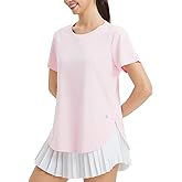 baleaf Women's Short Sleeve Workout Tops Athletic Running Shirts Quick Dry T-Shirts Loose Fit Gym Yoga Tee UPF 50+