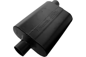 Flowmaster Super 44 Series Chambered Muffler – 2.50” - Center In/Offset Out – Aggressive Sound – 16 Gauge Aluminized Steel – For Classic & Late Muscle Cars, Street Rods, Trucks, SUVs (942547)