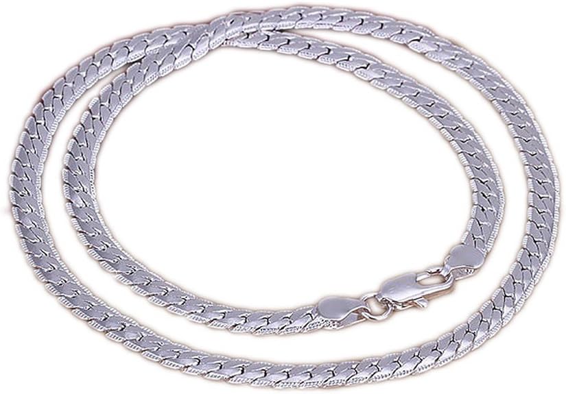 Bracelet Homme/Femme Argent 925 Maille Anglaise - Fin Et Élégant - Occasion
