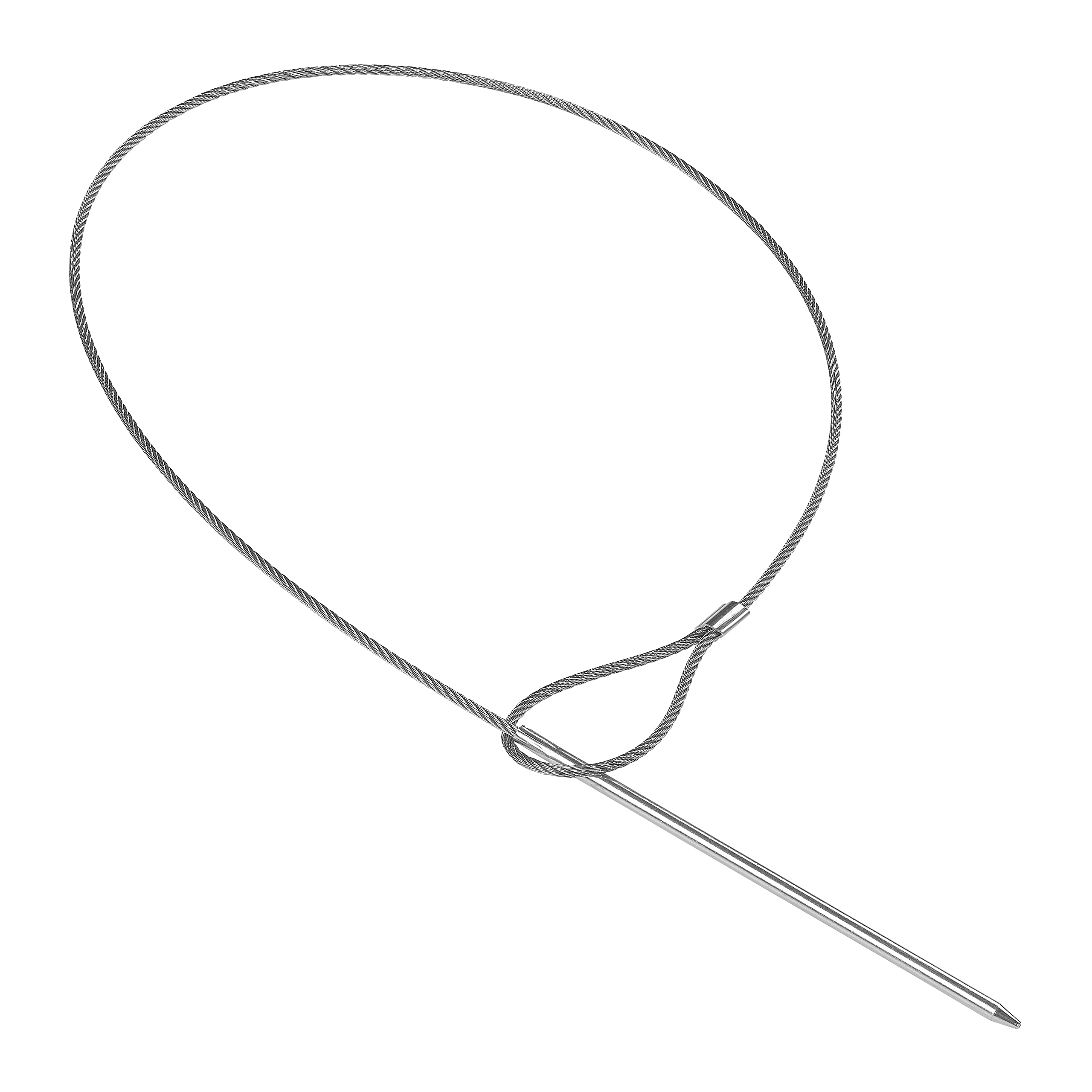 Chef Aid 2 Flexible Skewers - Extra-Long And Flexible Stainless Steel Skewers, 72cm Long, flex to fit space on the BBQ. Durable And Sturdy. Easy To Clean, Perfect For Any BBQ Set Or Kitchen Collection