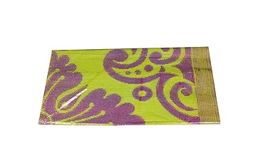 Buy Ritika Carpets Plastic Large Floor Mat Green Purple 6x6