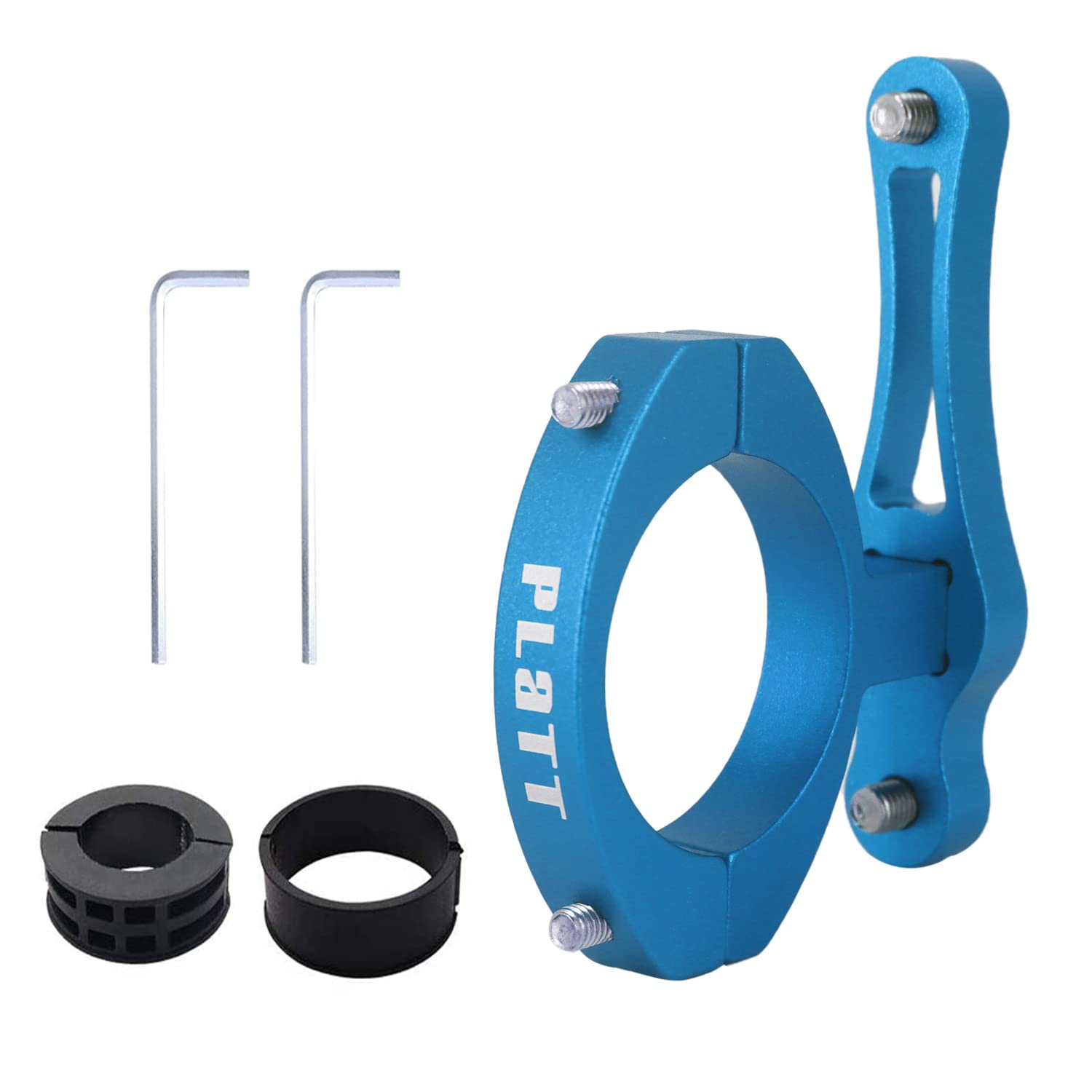 PLATT Bike Bottle Cage Mount Aluminium Alloy Bicycle Water Bottle Cage Handlebar/Seatpost Mount for Road Bikes MTB Kids Bike(Bule)