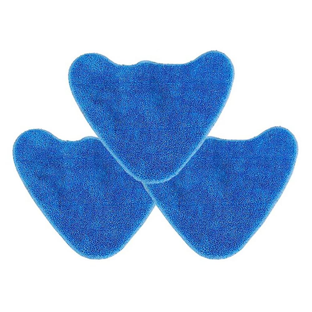 Bluwhale 3 Pack Washable Microfibre Cleaning Mop Pads Replacement Compatible with Vax Steam Cleaner S85-CM S86-SF-CC S86-SF-C