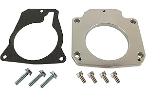 PEVAST LS3 4 Bolt Intake to LS1 3 Bolt Throttle Body Adapter for Drive By Wire 551567 Compatible with TB DBW LS2 LH6 L92 L76 LY2 LY5 LY6 LC9 LFA LH8 LMG L98 L9H L20 L94 LZ1 L99 L96 LC8 L77