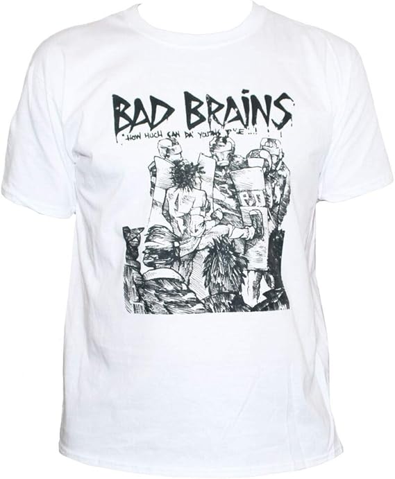 Bad Brains Punk Rock TShirt Printed Tee Graphic ShortSleeve for Men