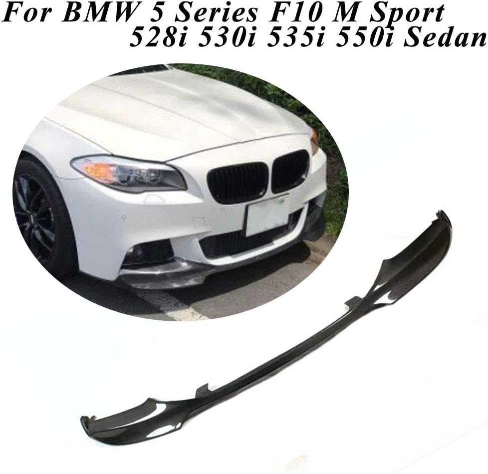 amazon com jc sportline fits bmw 5 series f10 f11 m sport 530i 535i 550i bumper sedan touring 2012 2016 carbon fiber front chin spoiler cf lower lid bumper lip cover protector automotive jc sportline fits bmw 5 series f10 f11 m sport 530i 535i 550i bumper sedan touring 2012 2016 carbon fiber front chin spoiler cf lower lid bumper lip