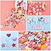 Habbi 180pcs Slime Charms Cute Set Mixed Candy Sweet Food Slime Beads Assorted Resin Flatback Cabochons for DIY Scrapbooking Crafts