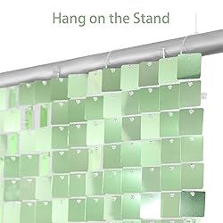 Shimmer Wall Backdrop Sage Green- 36 Panels
