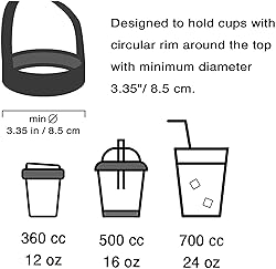 Portable Beverage Cup Foldable Holder Carrier