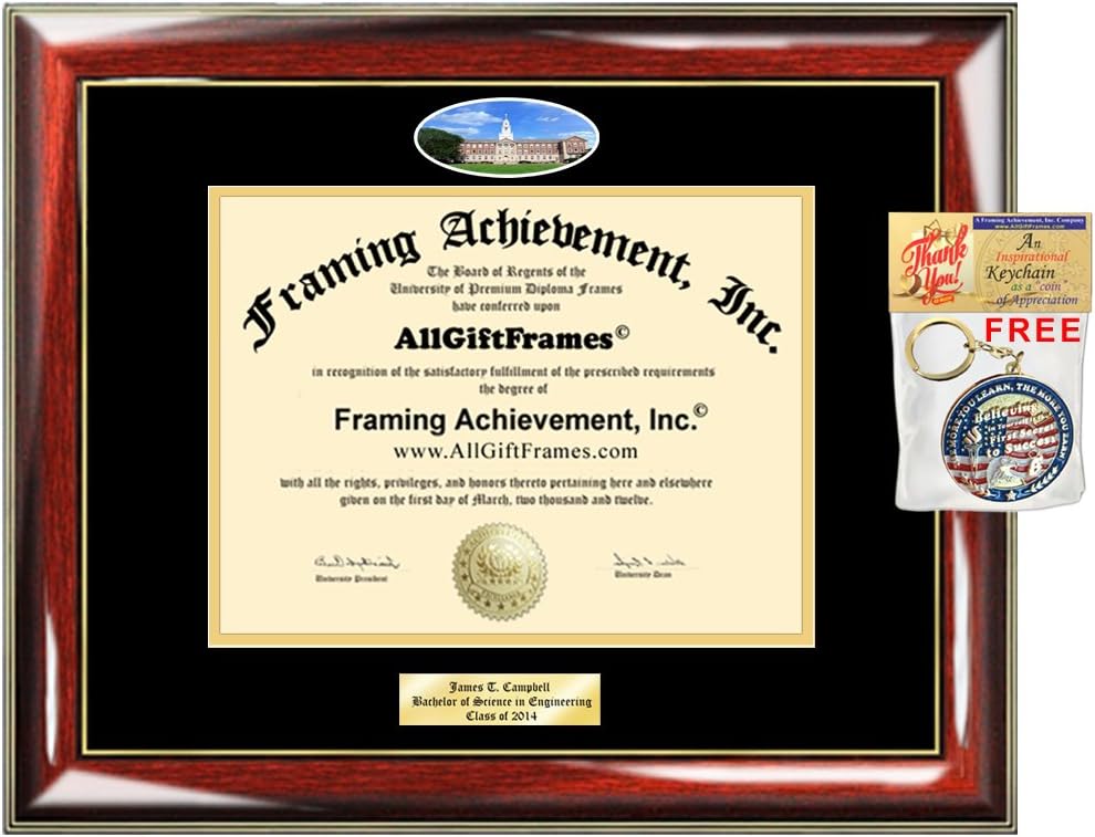 Amazon Com Diploma Frame University Of Saint Joseph Usj Graduation Gift Idea Engraved Picture Frames Engraving Degree Certificate Holder Graduate Him Her Nursing Business Engineering Education School