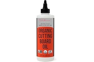 Verdana Food Grade Cutting Board Oil – Organic Coconut-Derived, Food Safe Mineral Oil Alternative for Butcher Block, Bamboo & Wooden Utensils – Kosher, Non-GMO, 8 fl oz