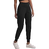 Women's Joggers with Pockets Lightweight - High Waisted Athletic Leggings Tapered Pants for Workout Yoga Running Gym