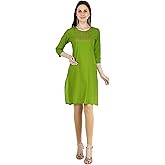 Ramkudi Indian Women's Embroidered Cotton Kurti Top