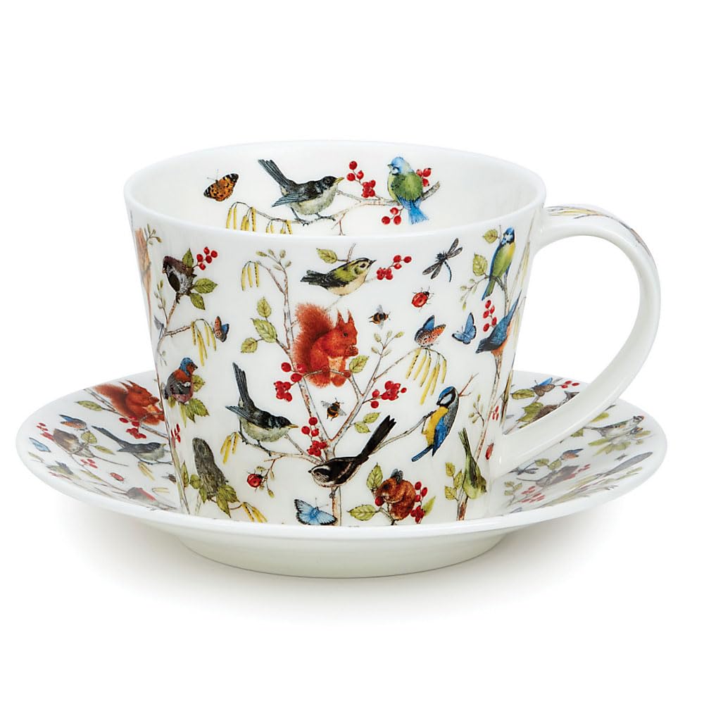 Dunoon Teacup and Saucer Secret Wood
