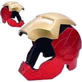 Tevigo Open/Close Wearable Helmet with Eyes Glowing for Kids and Teens Mask Costume and Role-Play Dress Up, Ideal for Birthdays, Christmas, Halloween(Child Size)