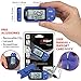 Realalt 3DTriSport Walking 3D Pedometer with Clip & Strap, eBook Included | 30 Days Memory, Accurate Step Counter, Walking Distance Miles/Km, Calorie Counter, Daily Exercise Time Monitor - Blue