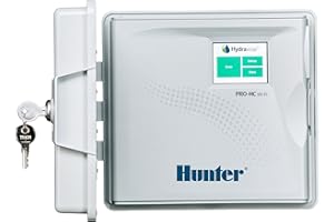 Hunter Hydrawise PRO-HC 12-Station WiFi Smart Sprinkler Controller, Outdoor Irrigation Timer with Touchscreen Weather-Based Scheduling