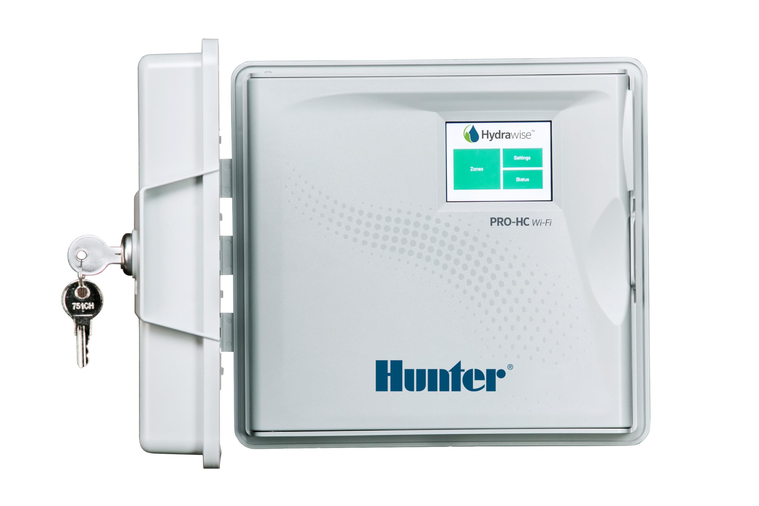 Photo 1 of Hunter Hydrawise Pro-HC 24-Station WiFi Smart Sprinkler Controller, Outdoor Irrigation Timer, Weather-Based Watering System, Flow Sensor Ready