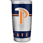 Rico Industries NCAA Pepperdine Waves Standard 20oz Stainless Steel Tumbler with Lid - Great For Coffee, Tea, Water or Cocktails