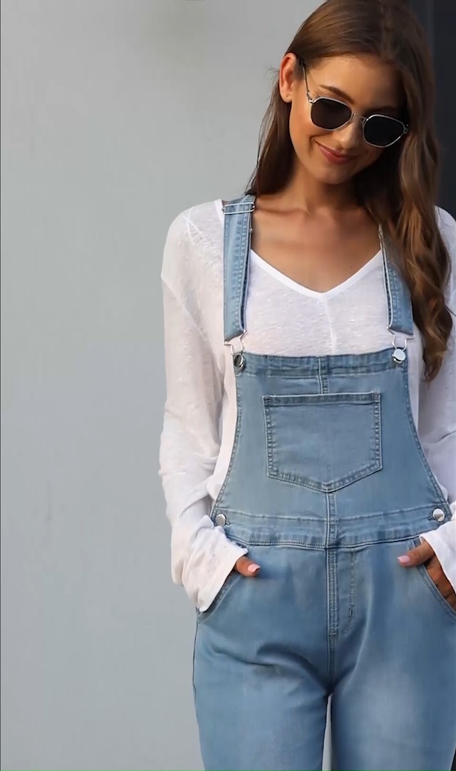 5 Vetinee+Womens+Adjustable+Pockets+Overalls
