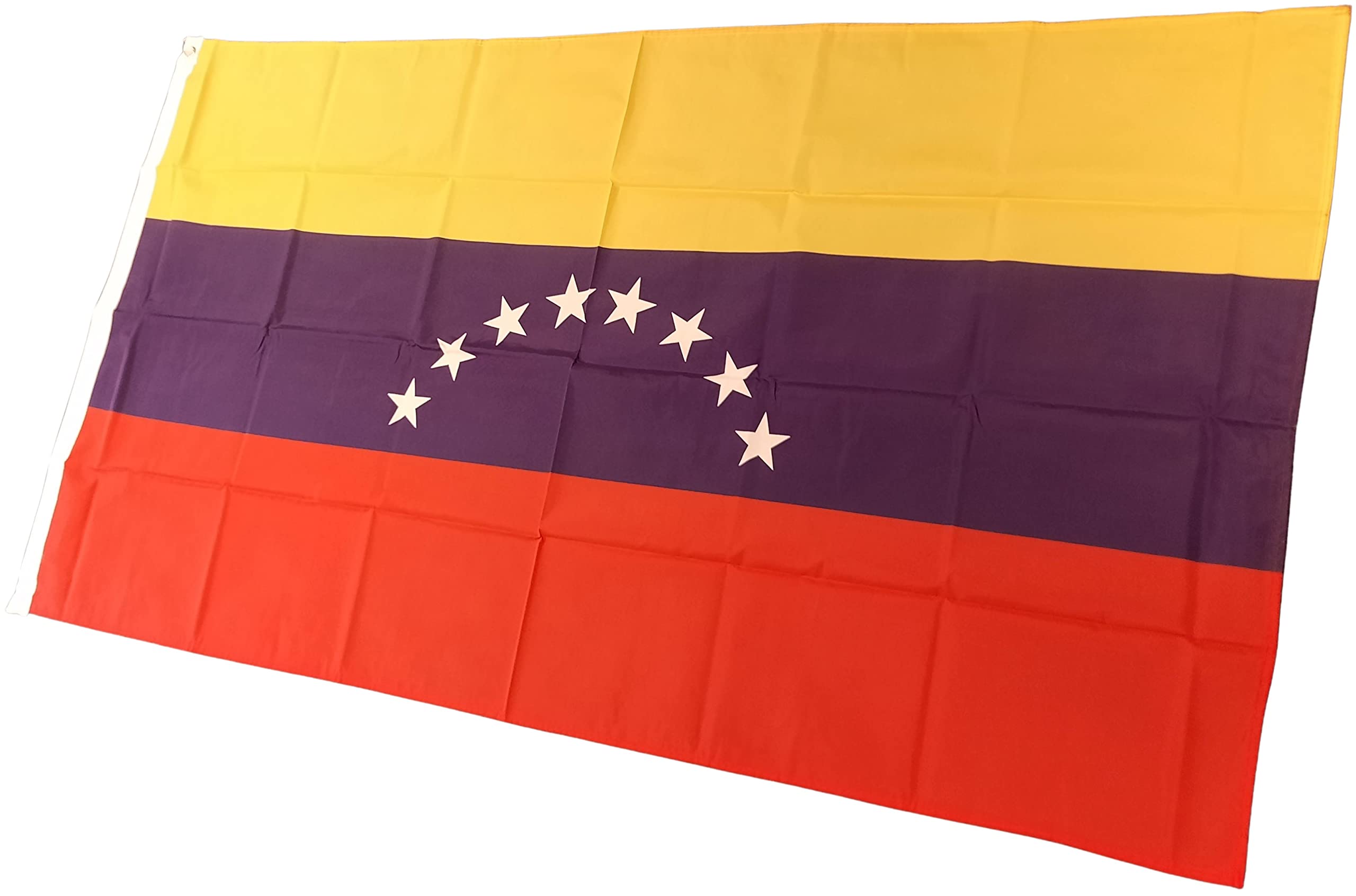 NWFlags Venezuela Flag 5ft x 3ft 75d Premium Polyester Suitable For Flagpoles | Strong Polyester 5x3 foot material flag with Eyelets