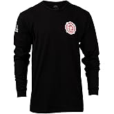 Fire & Rescue Maltese Cross | Firefighter Fire Courage Honor Men Women Long Sleeve T-Shirt