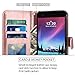 LG K20 V Case, LG K20 Plus Case, LG Harmony Case, LV V5 Case, LG K10 2017 Case, LK Luxury PU Leather Wallet Flip Protective Case Cover with Card Slots and Stand (Rose Gold)