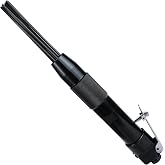 TOOLPEAK Compact air needle scaler air-powered pneumatic rust paint weld removal tool, pneumatic needle scaler