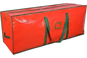 PICKYANDCO 264L Extra Large Storage Bags, Heavy Duty Huge Moving Bags with Zipper and Stronger Handles, Waterproof Material Protect from Dust&Moisture, Foldable Duffle Bag for Travel Storage, Christmas Tree Bag