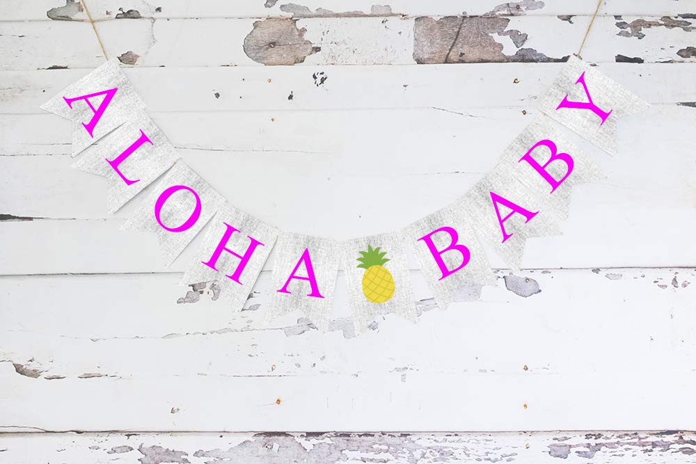 aloha baby banner
