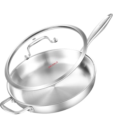 Sauteuse Inox Triple Épaisseur 3 Litres LOLYKITCH 26cm - Induction, Four Et Lave-Vaisselle