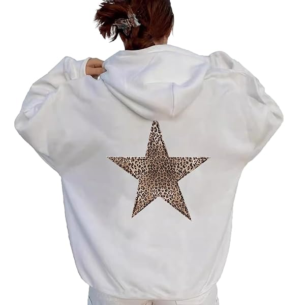 トップス HTH layared hoodie Amazon.com: heyheyshine Star Graphic Hoodies Oversized Y2k